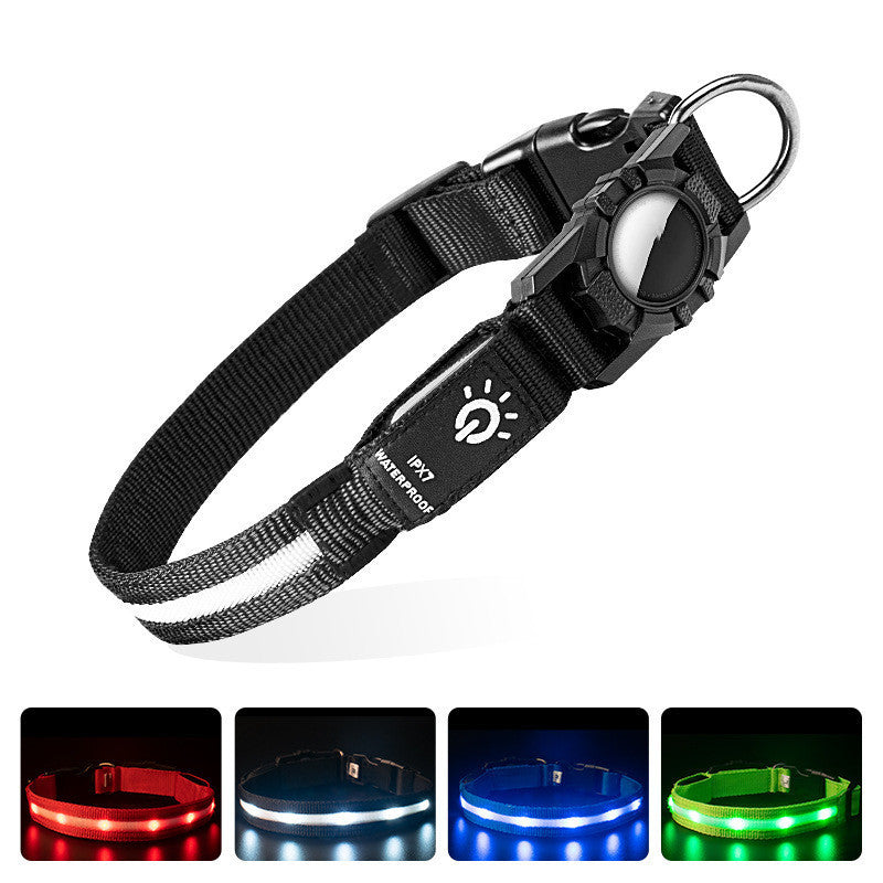 "LED Light-Up Waterproof Pet Collar - Locator Ready" - balsam store