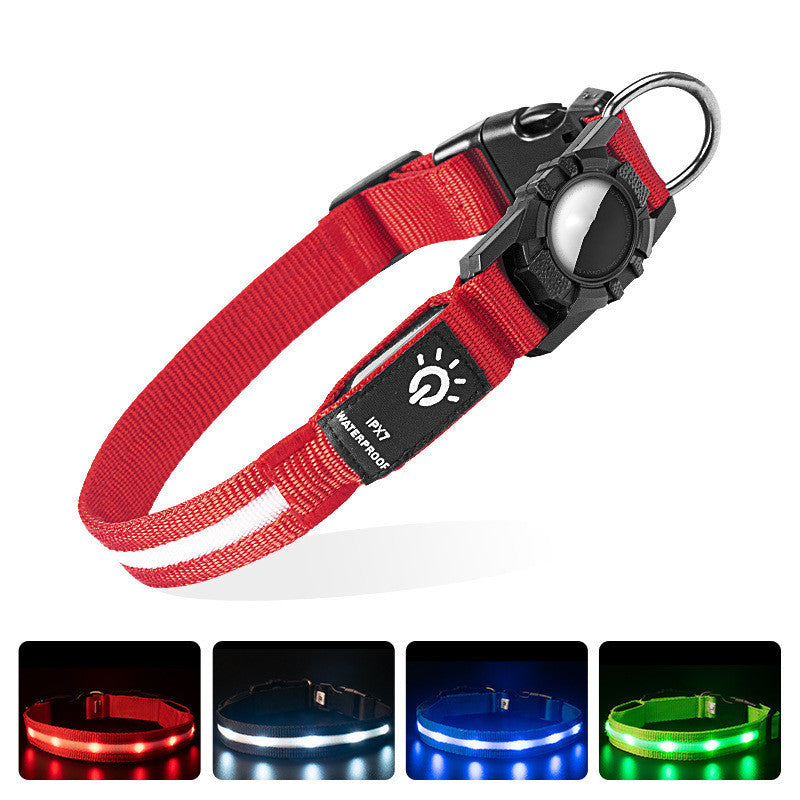 "LED Light-Up Waterproof Pet Collar - Locator Ready" - balsam store